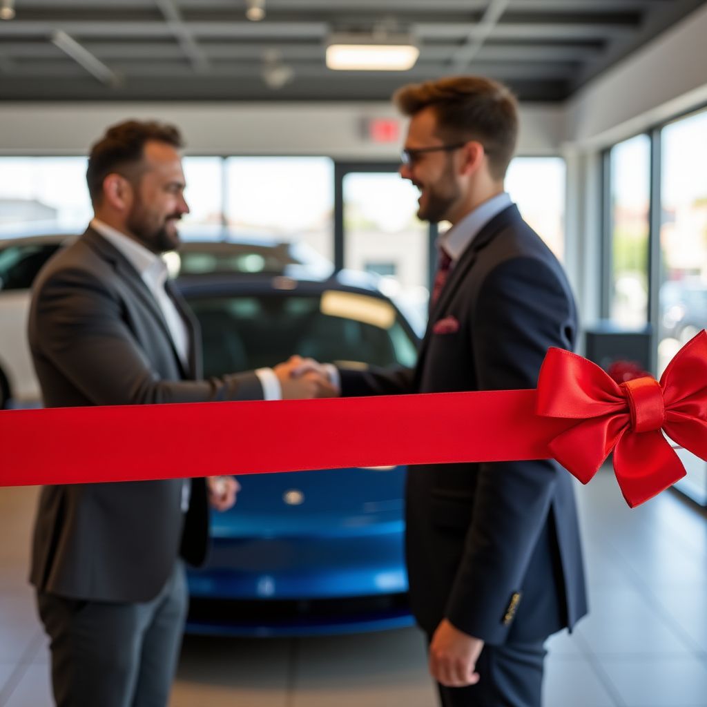 Entrega de auto eléctrico nuevo