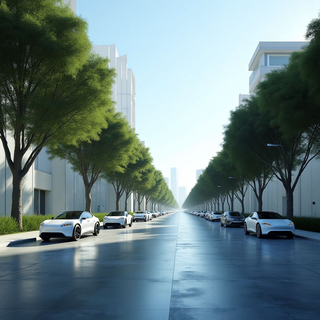 Imagen conceptual de la visión de electromovilidad en Argentina